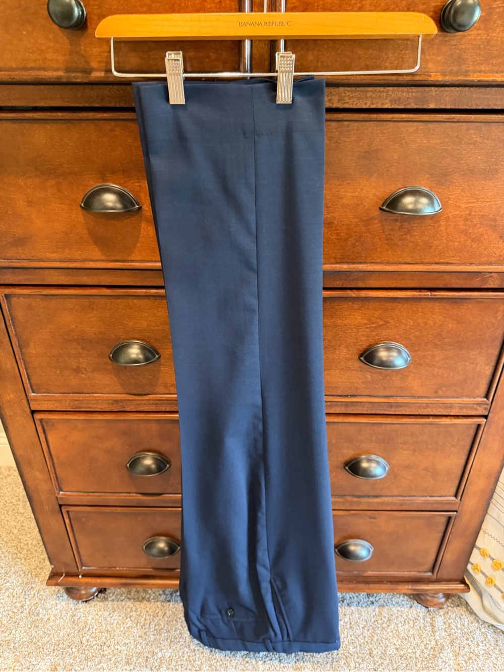 Banana Republic Slim Fit Navy Dress Pants